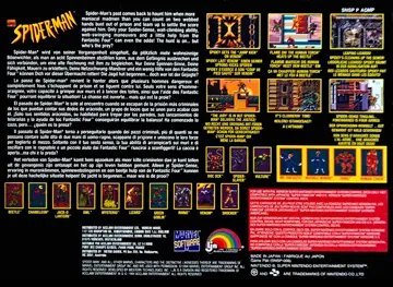 Spider-Man (Europe) box cover back